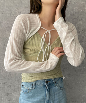 ホワイト 　モデル:155cm F着用