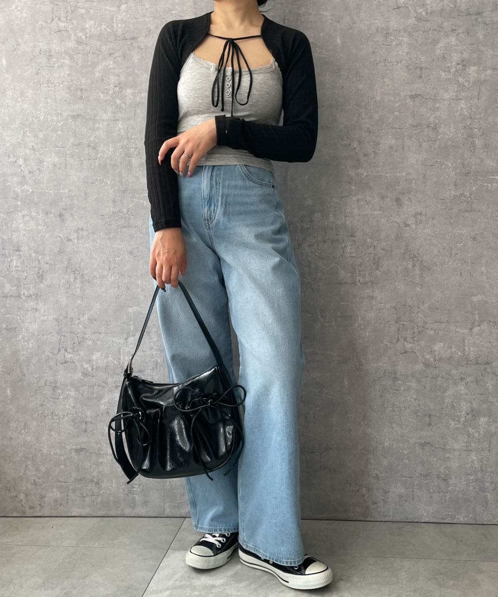 ブラック　モデル:155cm F着用