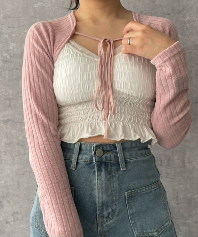 ピンク　モデル:155cm F着用