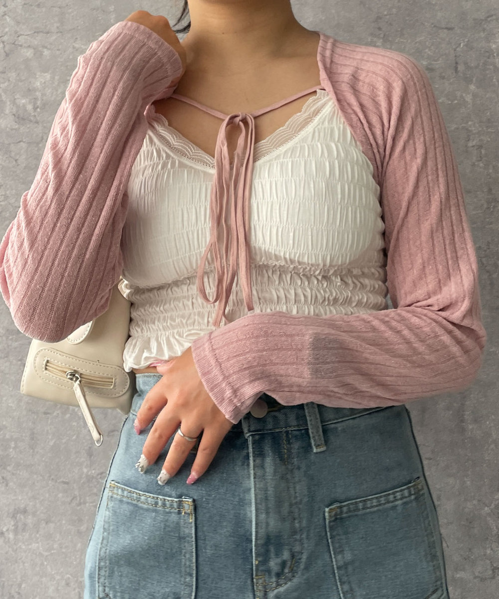 ピンク　モデル:155cm F着用