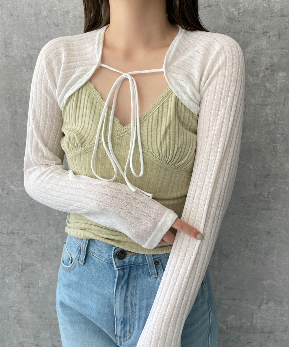 ホワイト 　モデル:155cm F着用