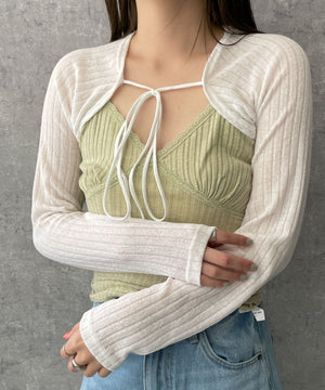 ホワイト 　モデル:155cm F着用