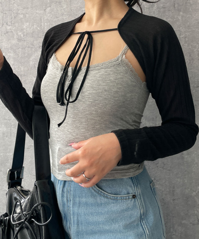 ブラック　モデル:155cm F着用