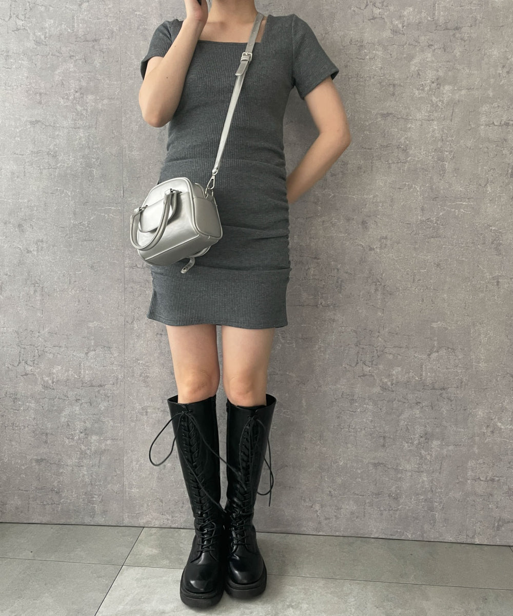 グレー　モデル:155cm F着用