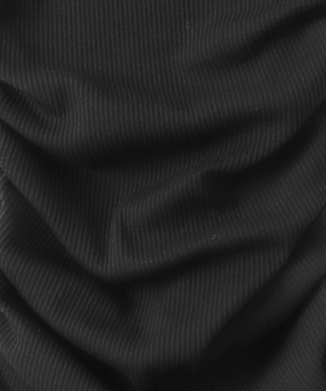 スクープネックサイドギャザーミニワンピ