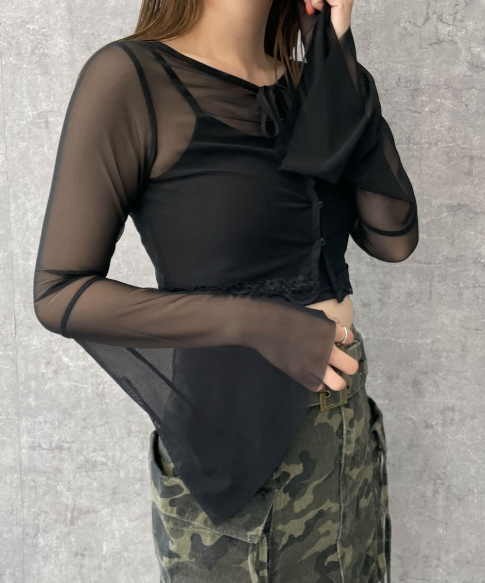 ブラック　モデル:155cm F着用