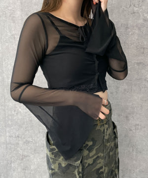 ブラック　モデル:155cm F着用