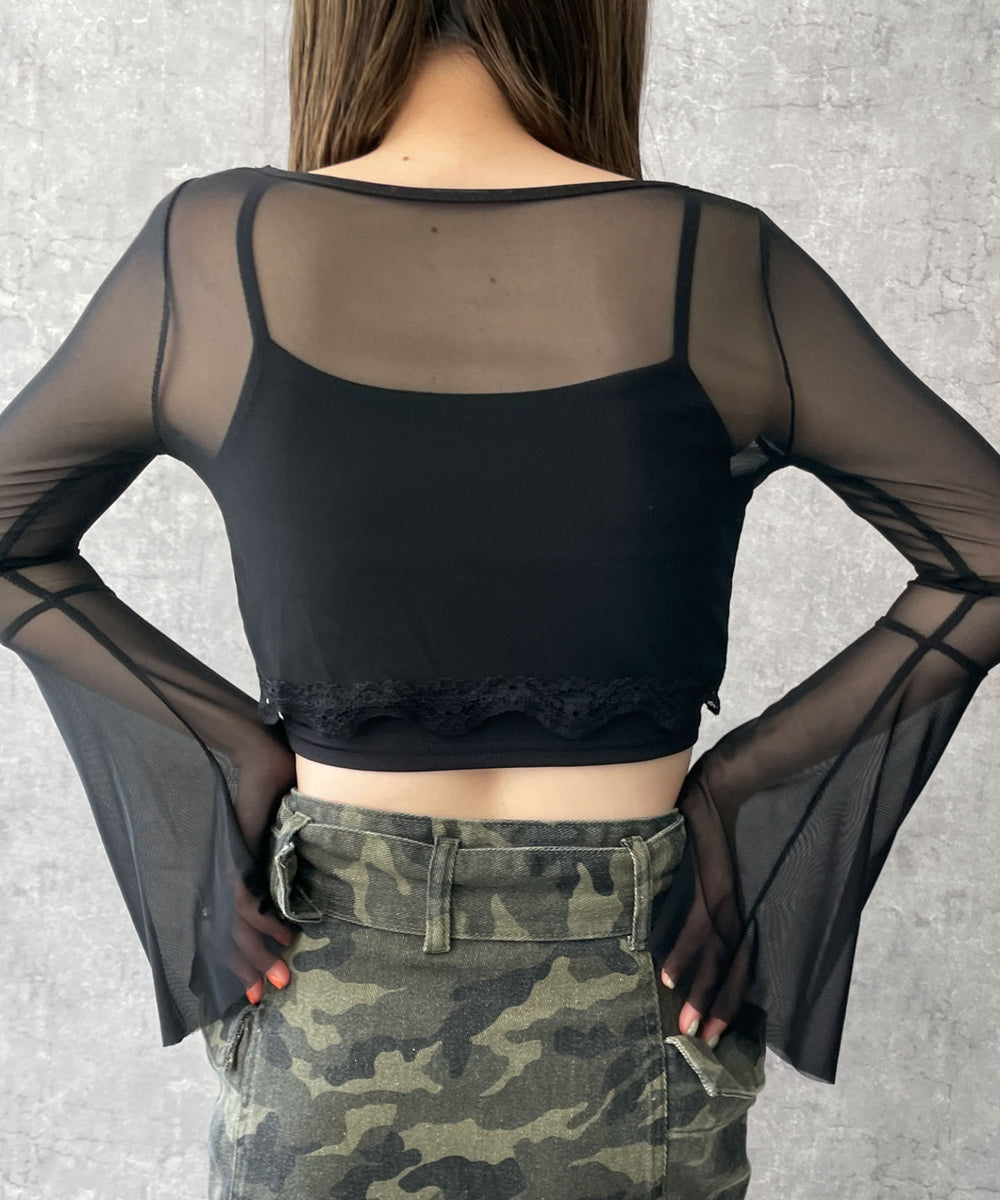 ブラック　モデル:155cm F着用