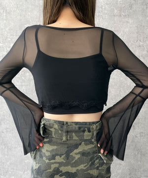 ブラック　モデル:155cm F着用