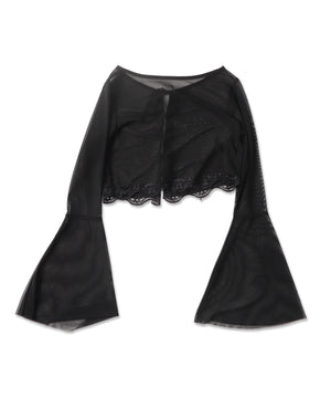 ウエストレースキャミセットボレロ