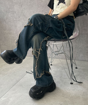 デニム　モデル:155cm F着用