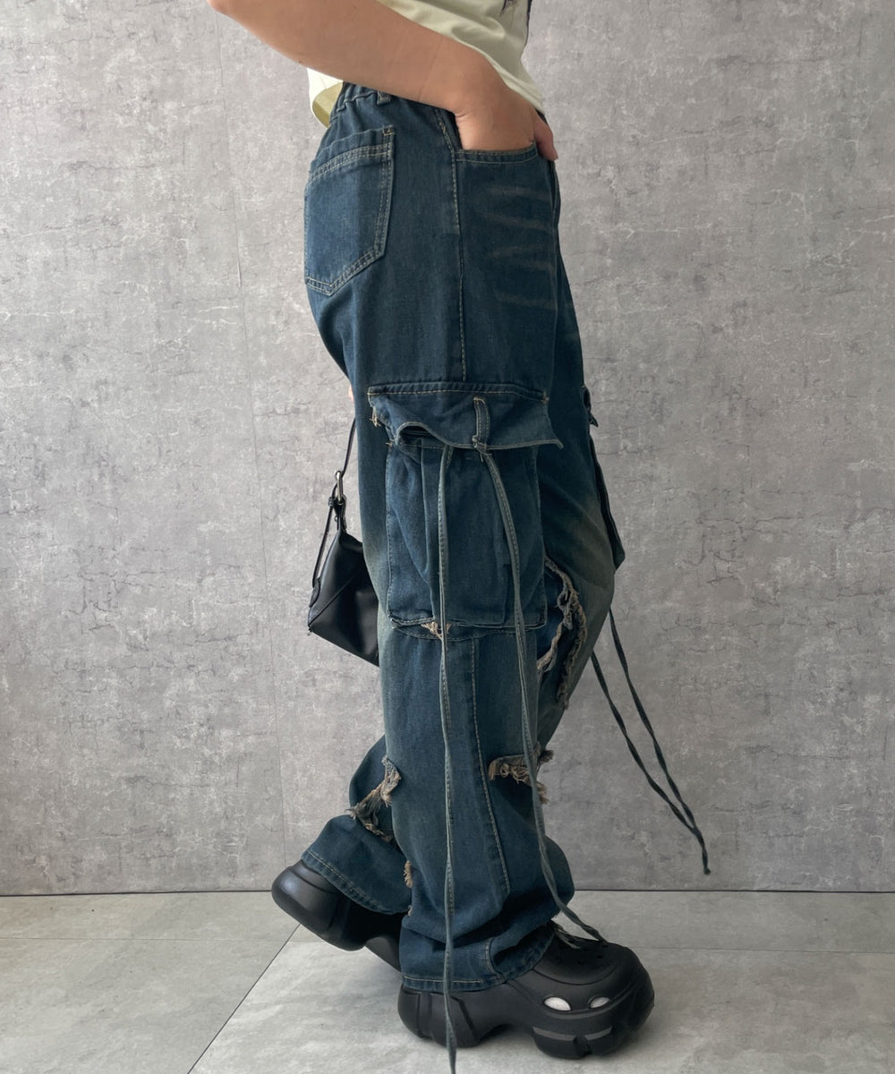 デニム　モデル:155cm F着用