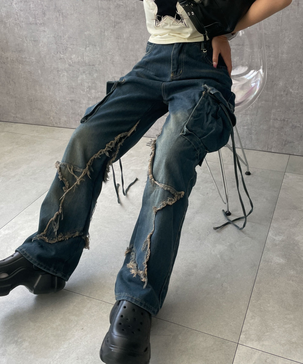 デニム　モデル:155cm F着用