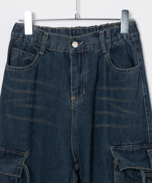 スターポケットデニムパンツ