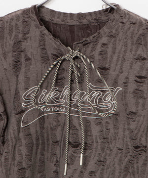 ヴィンテージフロントレースアップT