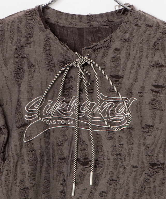 ヴィンテージフロントレースアップT