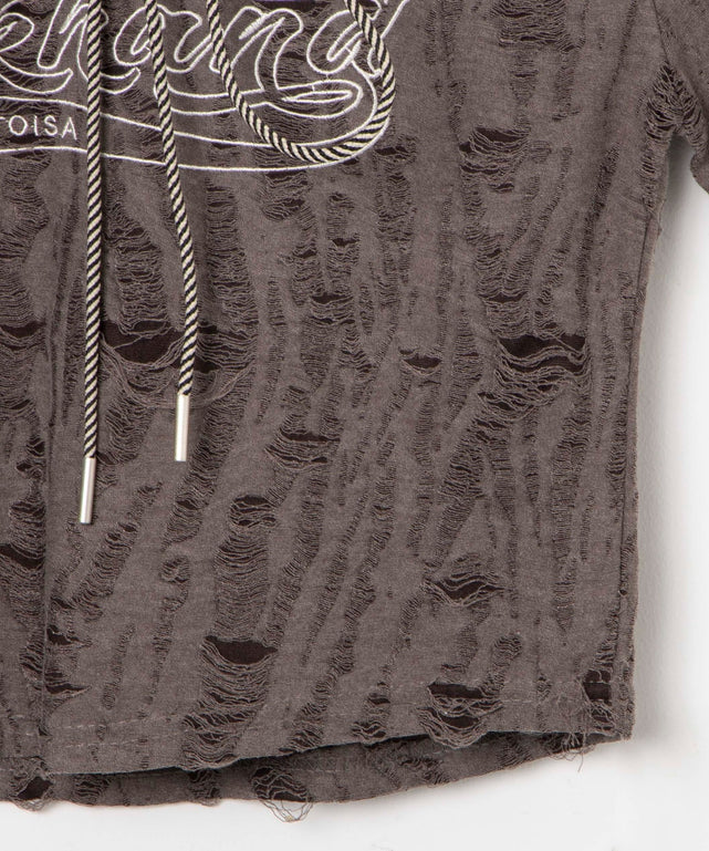 ヴィンテージフロントレースアップT