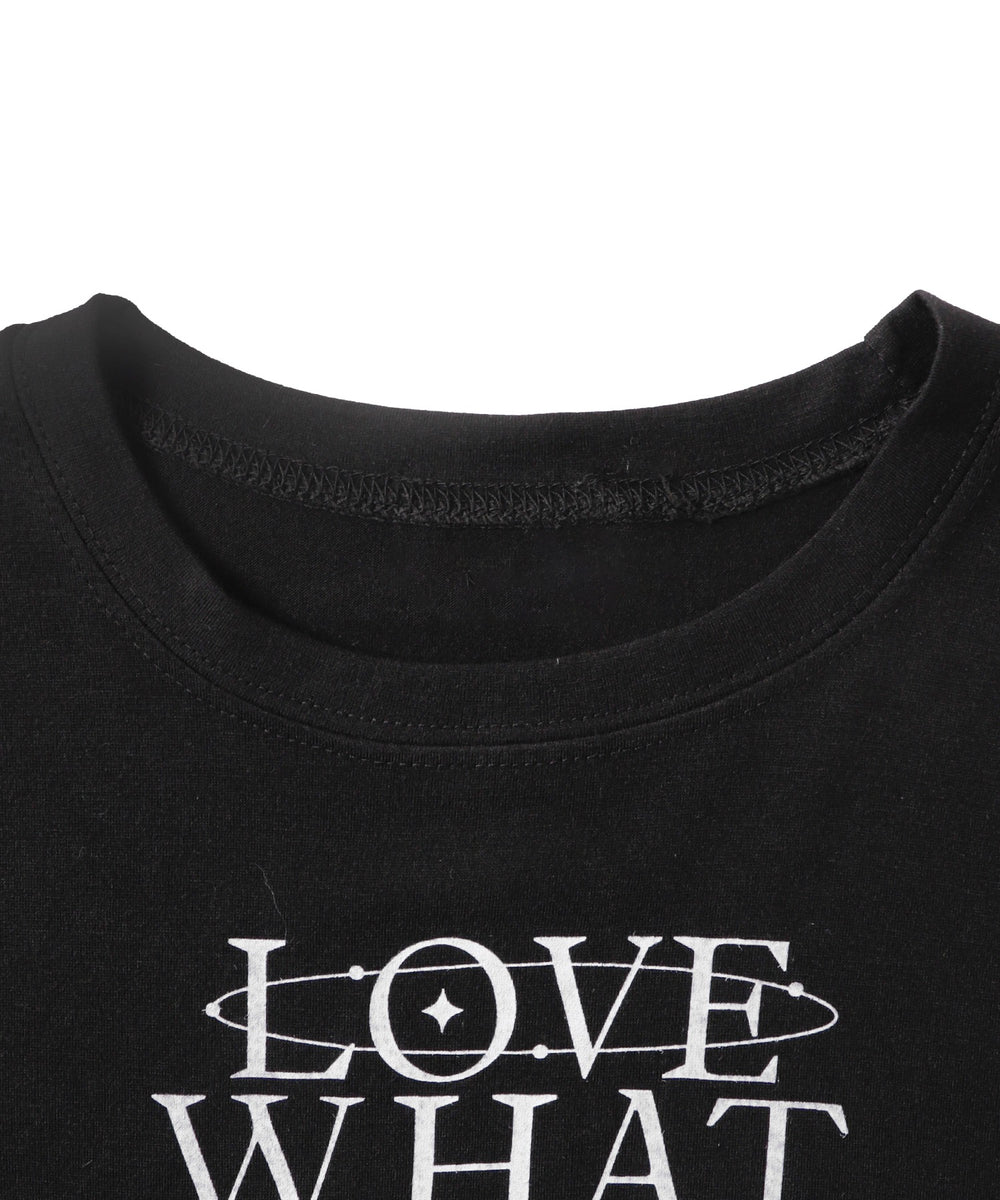 シンプルロゴクロップドT