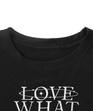 シンプルロゴクロップドT