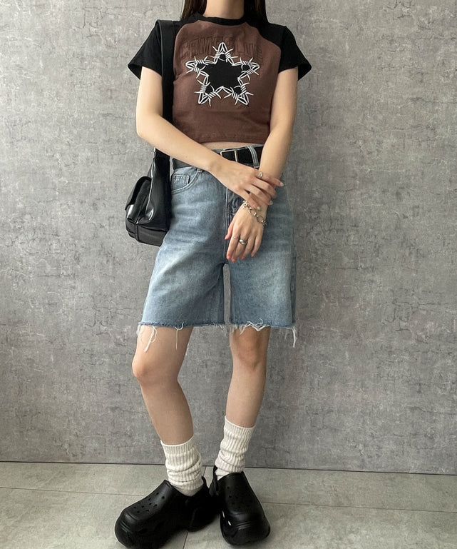 ブラウン　モデル:155cm F着用