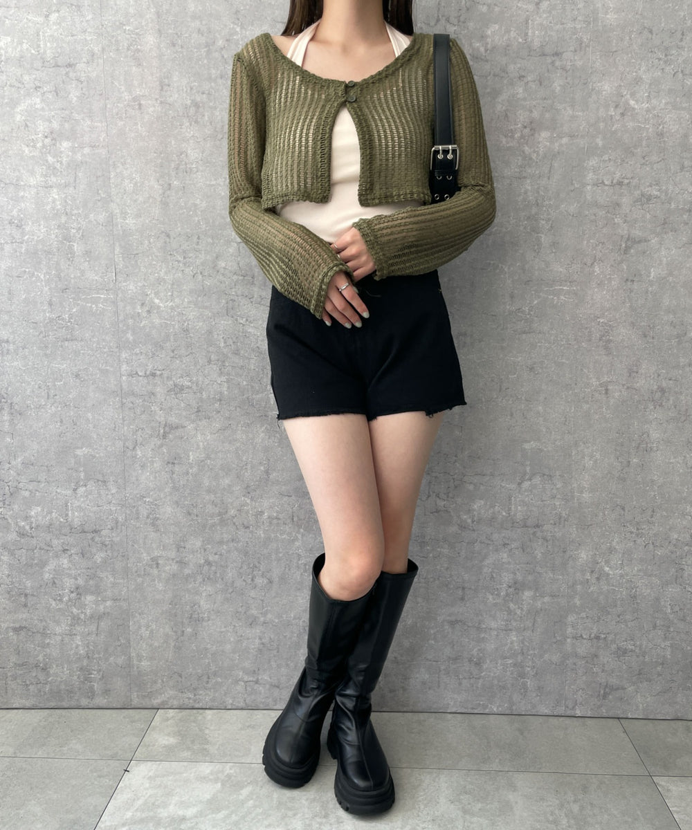 カーキ　モデル:155cm F着用