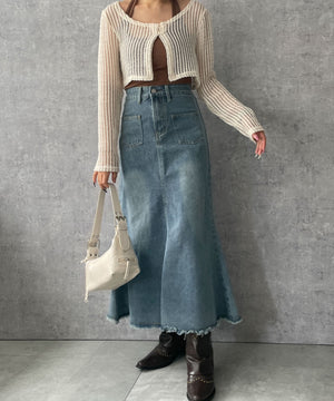 ホワイトアイボリー　モデル:155cm F着用