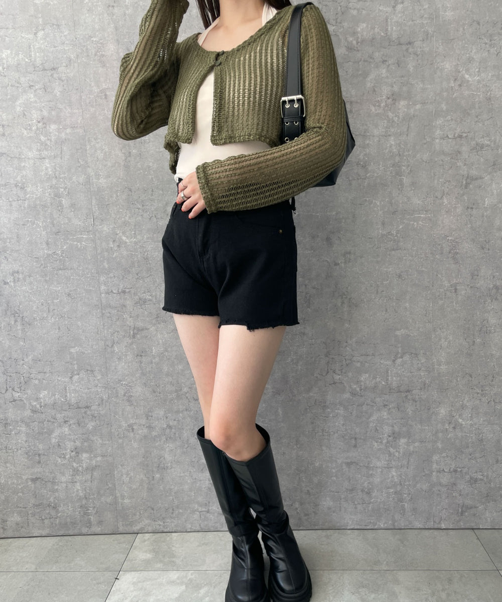 カーキ　モデル:155cm F着用