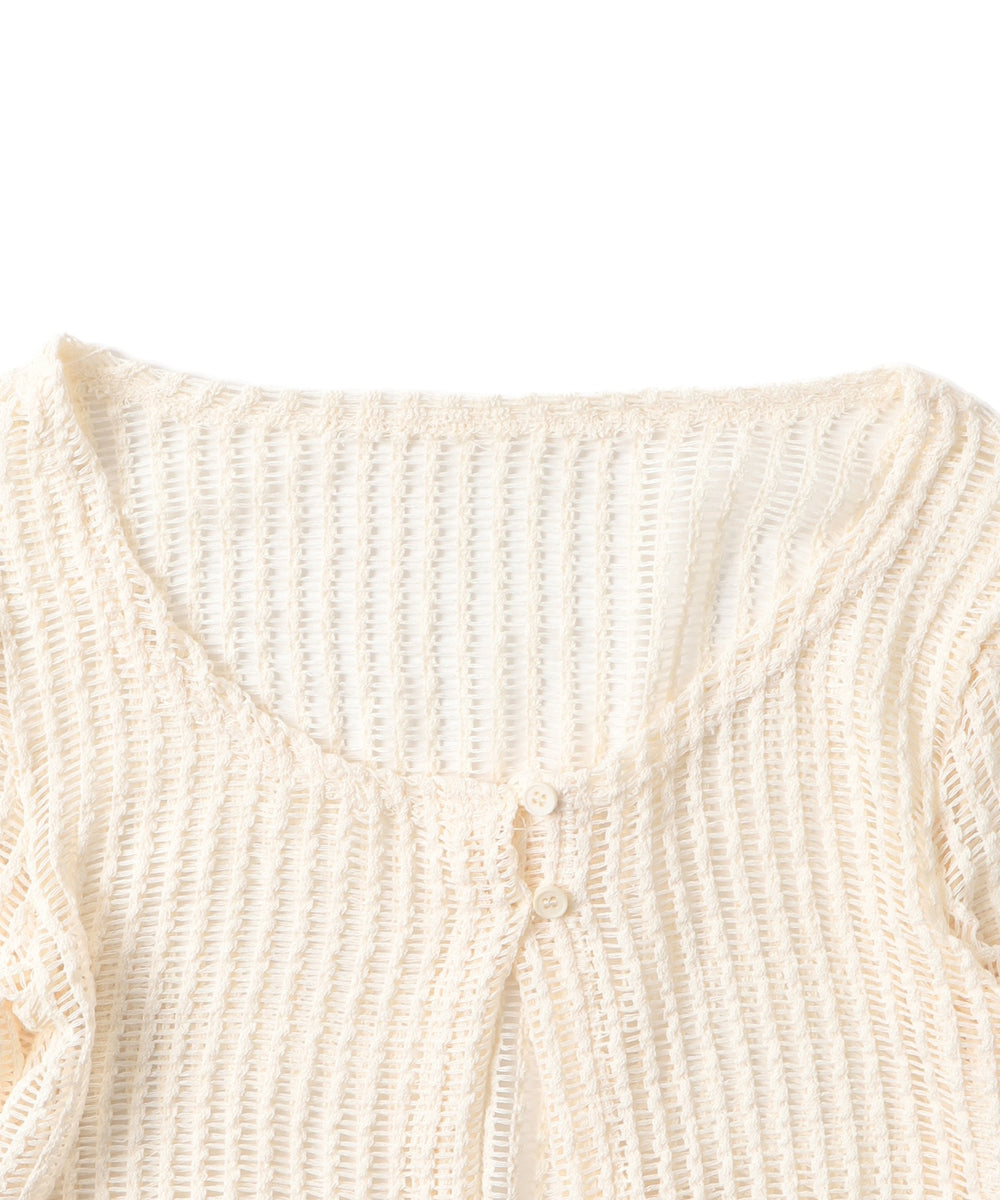 ホルターネックキャミSETカーデ