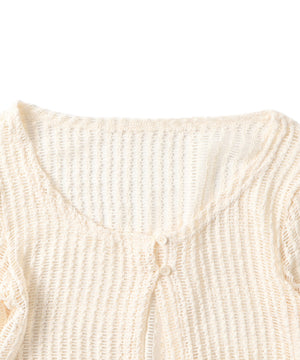 ホルターネックキャミSETカーデ