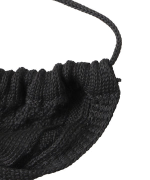 ホルターケーブルニットキャミ