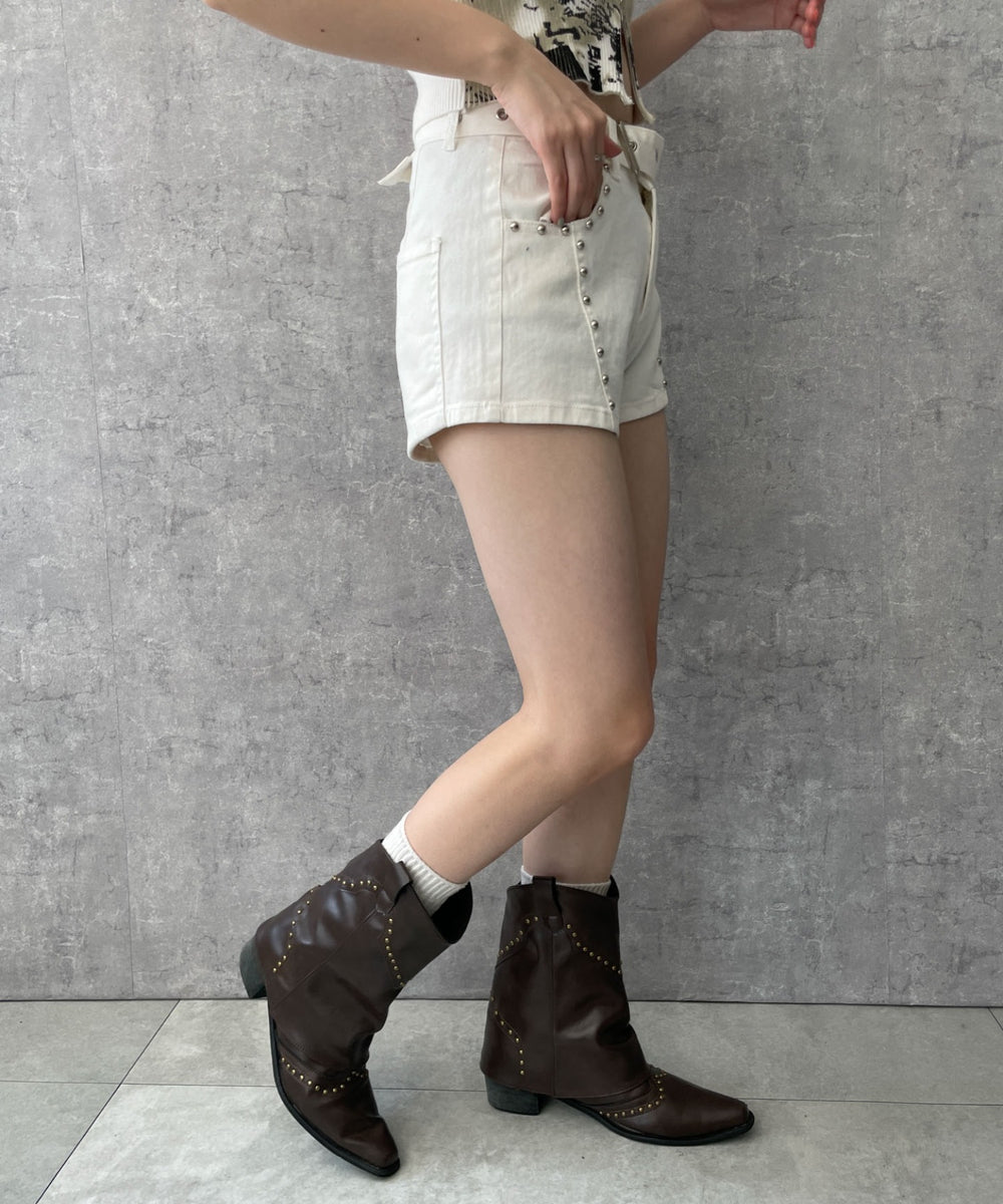 ホワイト 　モデル:155cm F着用