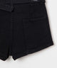 ベルト付きスタッズショートパンツ