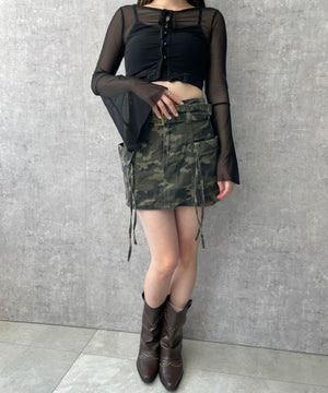 グリーン　モデル:155cm M着用