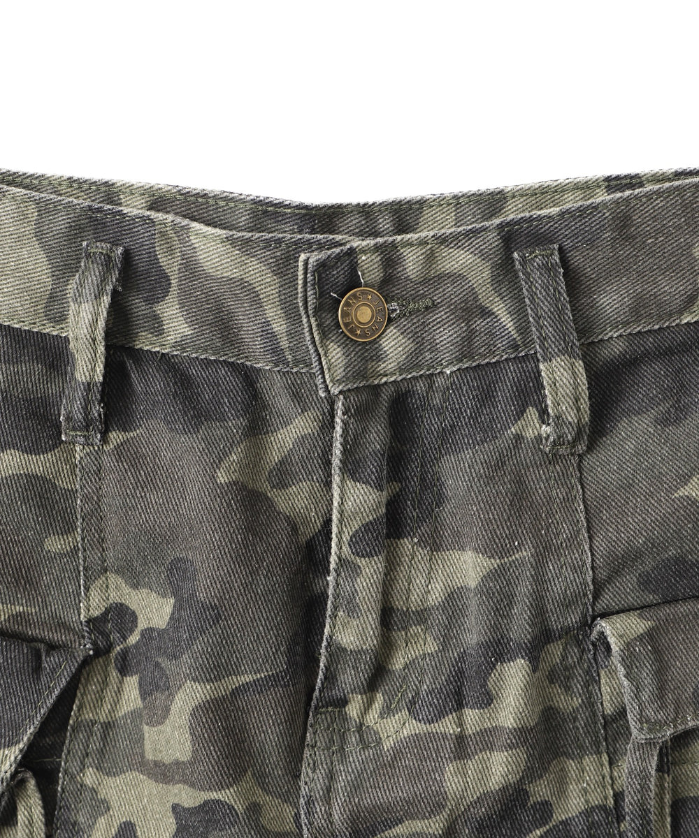 ベルト付きカーゴポケットミニスカパン