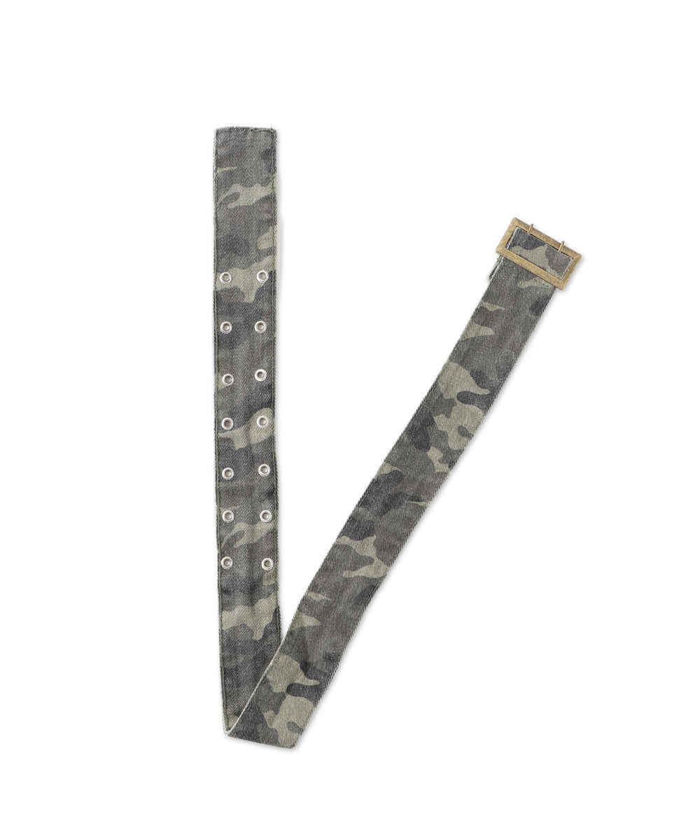 ベルト付きカーゴポケットミニスカパン