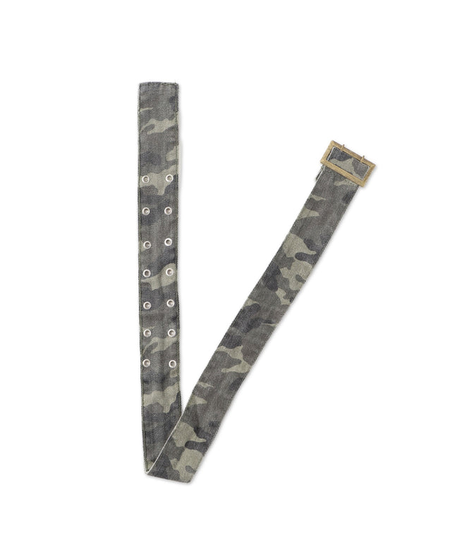 ベルト付きカーゴポケットミニスカパン