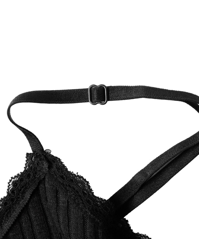 レースニットビスチェ