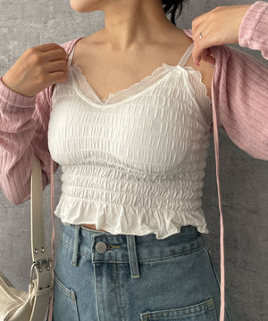 ホワイト  モデル:155cm F着用