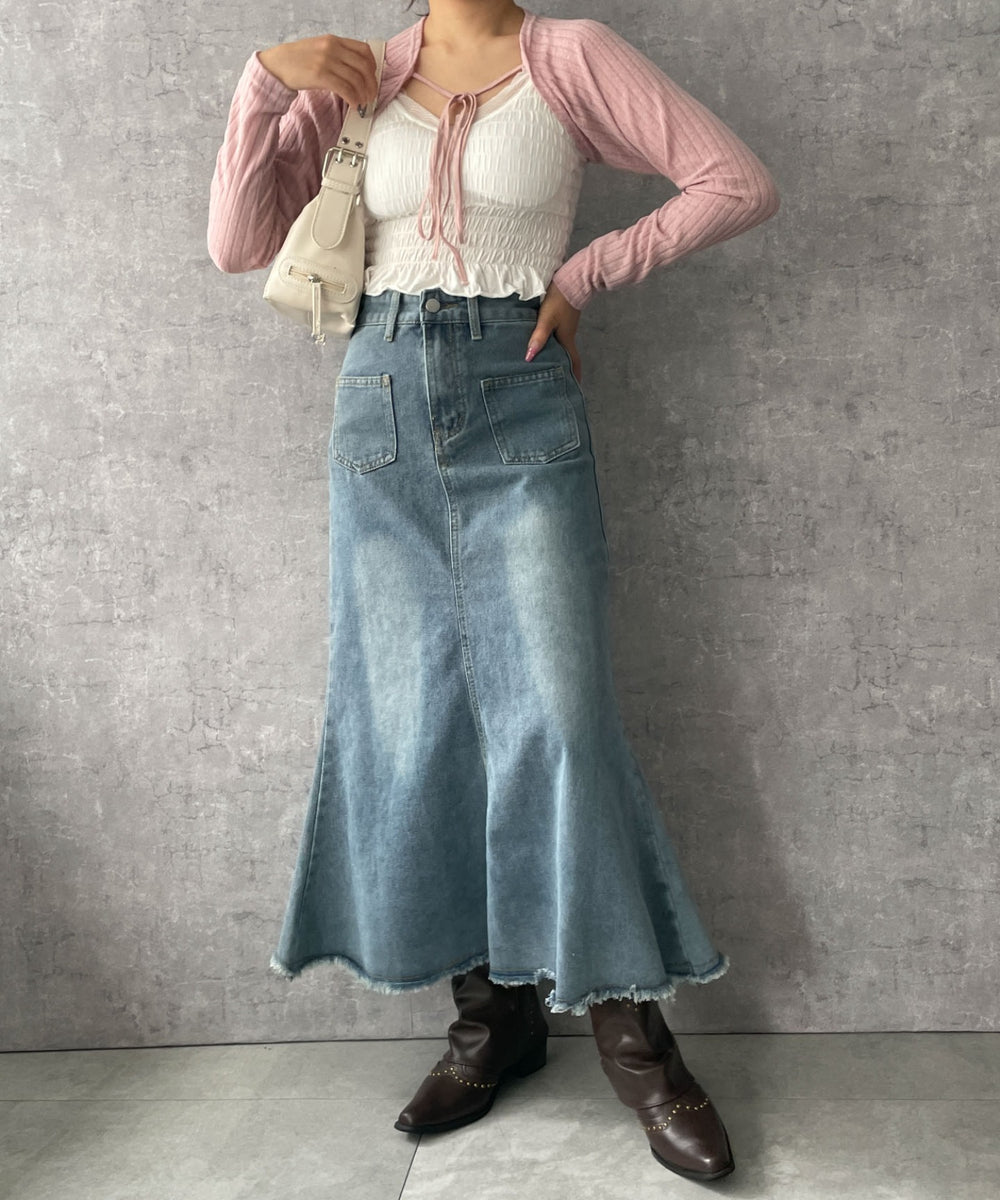 ホワイト  モデル:155cm F着用