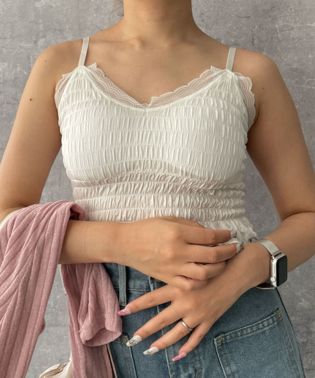 ホワイト  モデル:155cm F着用