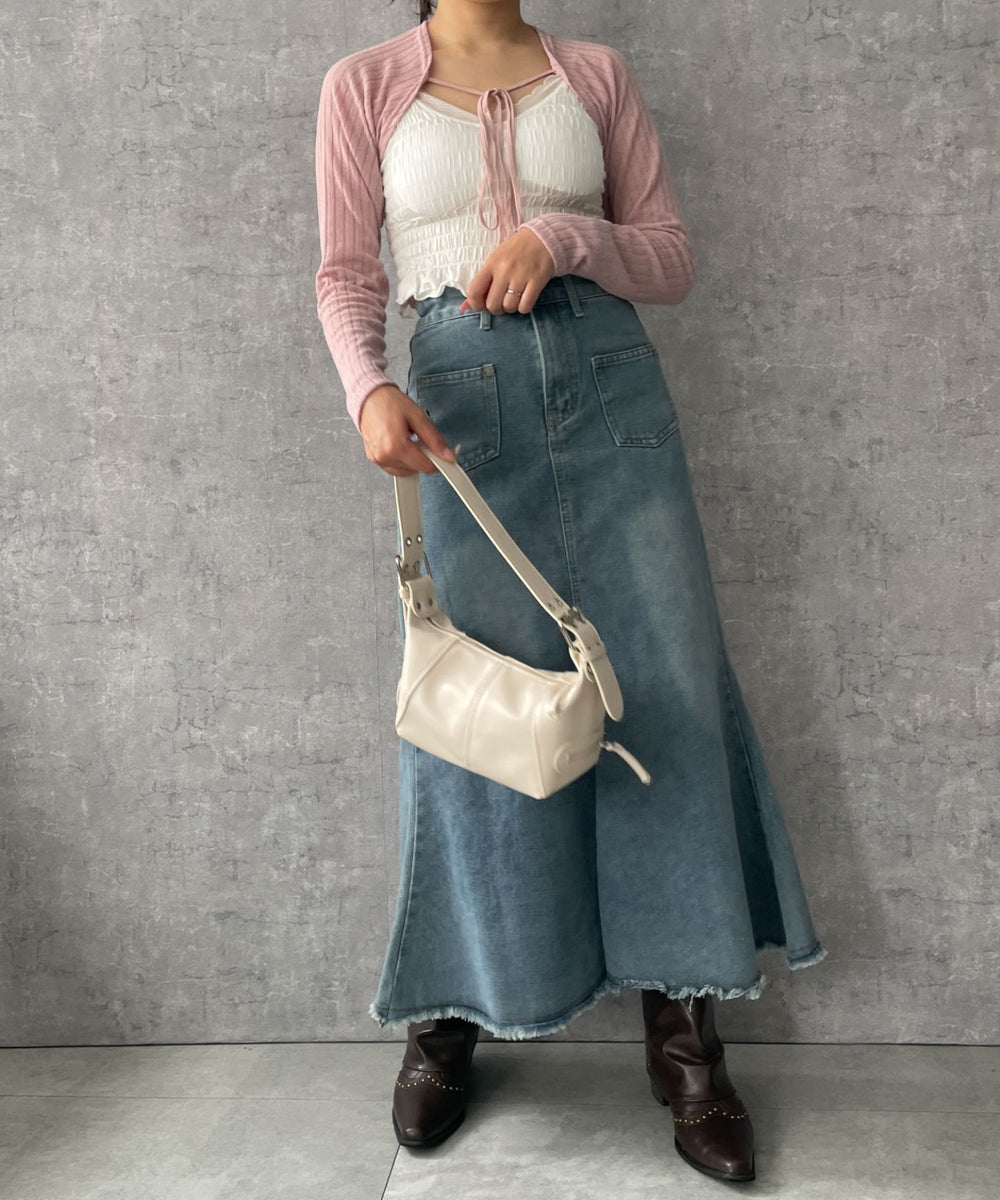 ホワイト  モデル:155cm F着用