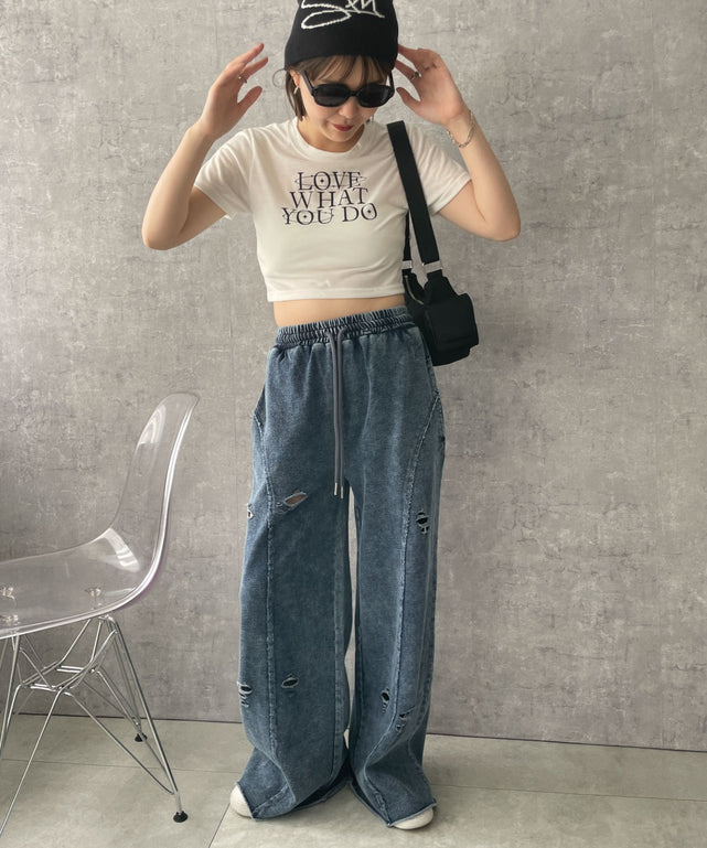 デニム　モデル:155cm F着用