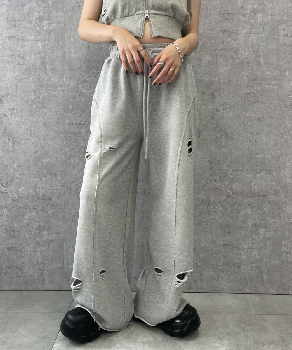 杢グレー  モデル:155cm F着用