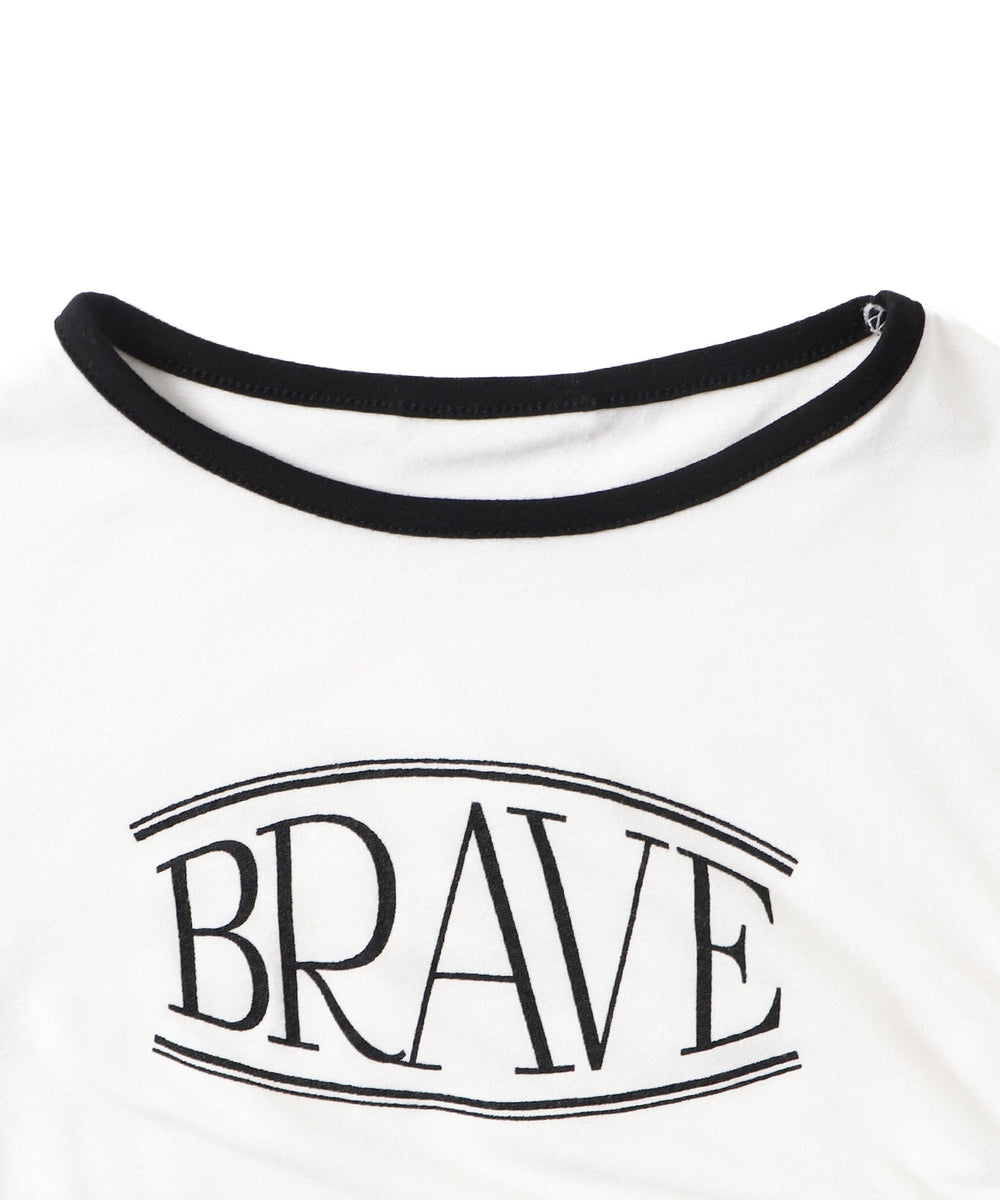 サイドギャザーバイカラーT