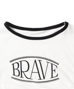 サイドギャザーバイカラーT