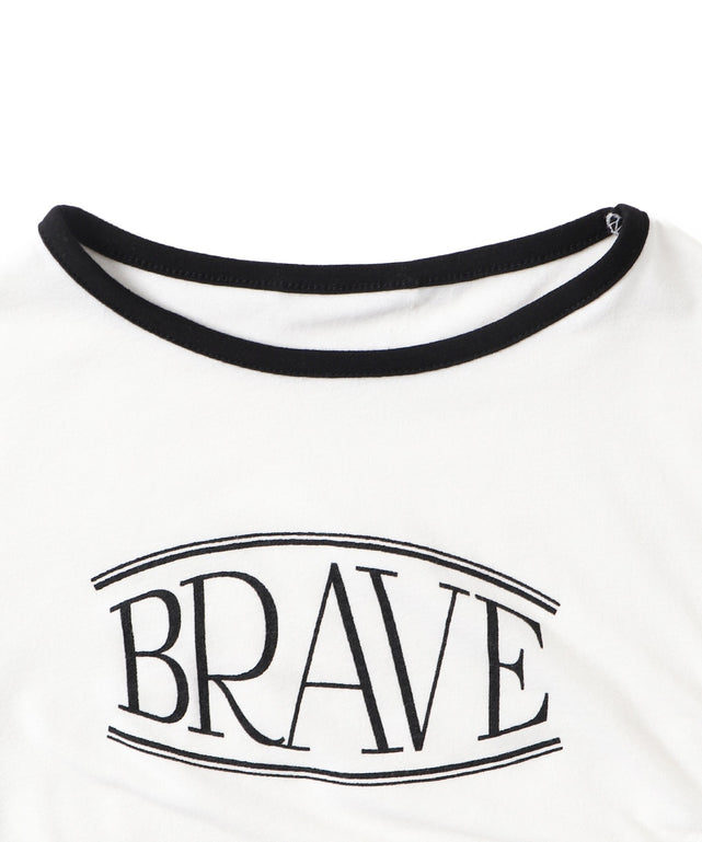 サイドギャザーバイカラーT