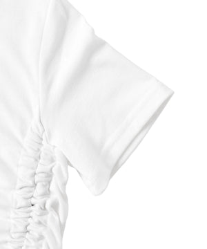 サイドギャザーバイカラーT