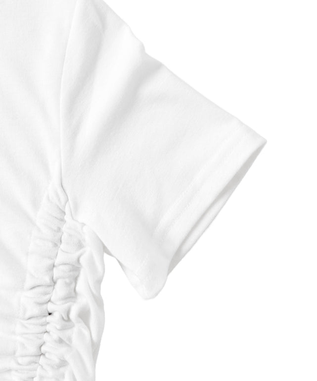 サイドギャザーバイカラーT