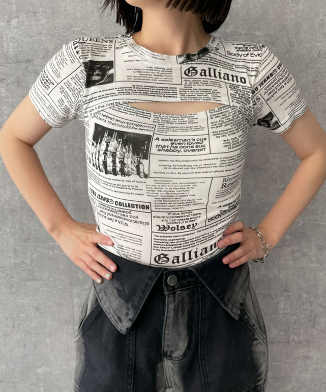 ホワイト 　モデル:155cm F着用