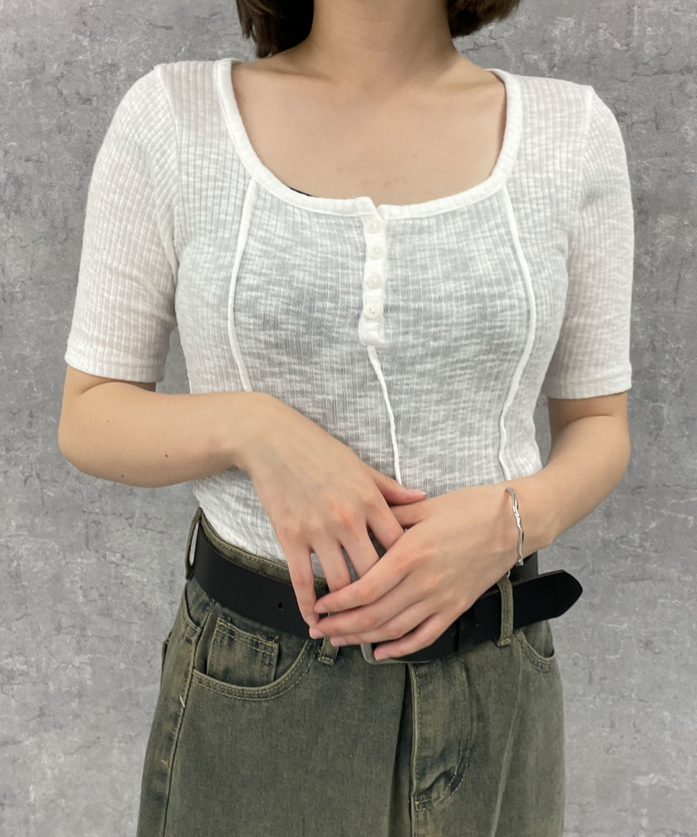 ホワイト　モデル:155cm F着用